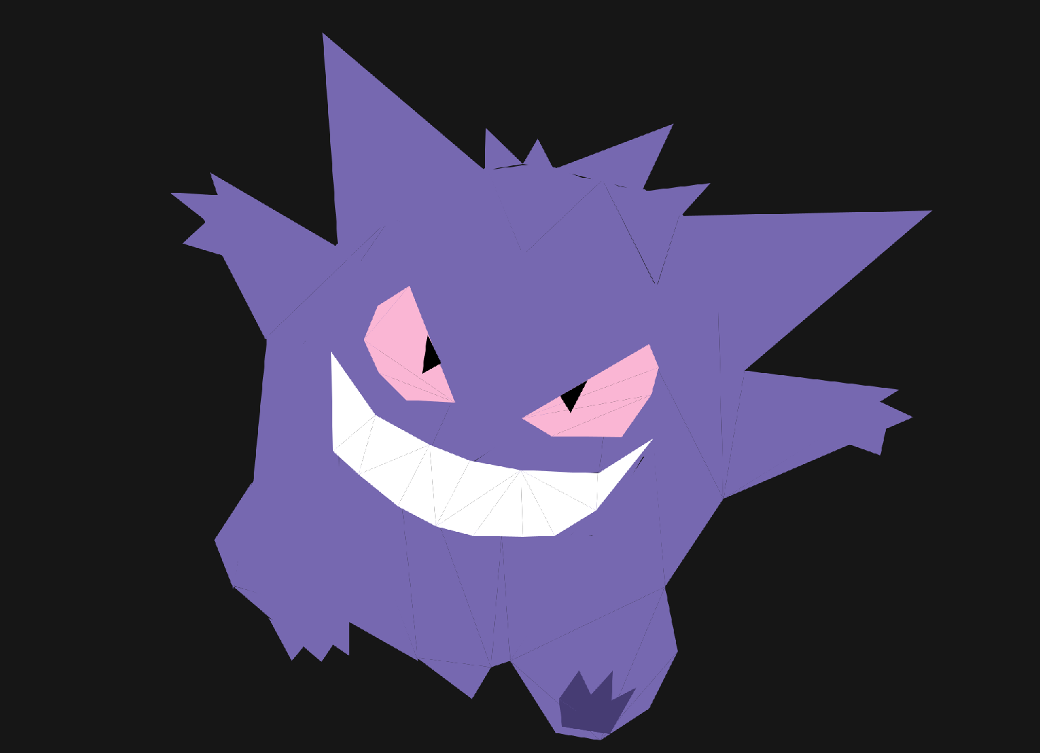 Gengar out of triangles